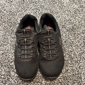 Skechers womans Black Athletic Shoes size 6 no tie